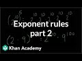 Exponent Rules and Composite Problems