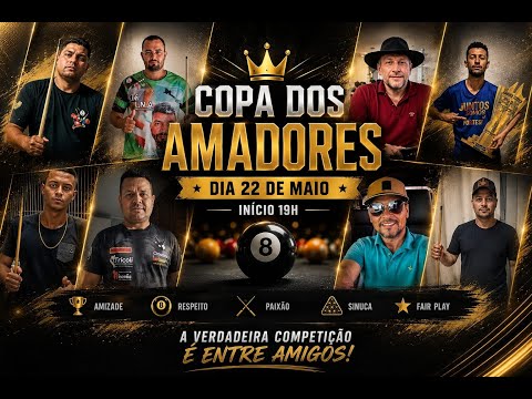 SORTEIO DA COPA E UM JOGAÇO DE SINUCA PRA VOCÊ