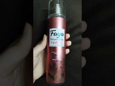 من أكتر الروائح المبهرة في فايا 🍹🔥 Faya Lychee Body Splash