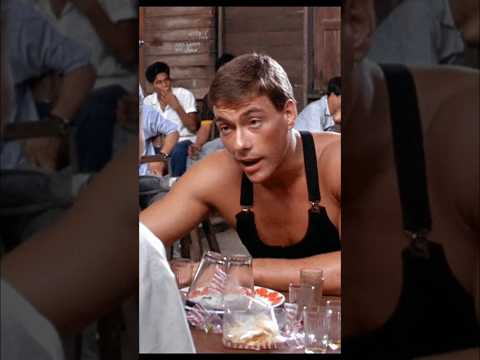 Jean Claude Van Damme Bar Fight Scene! #movie #jcvd #shorts #viral #jcvdfight #kickboxer