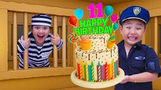 Annie and Friends with 11th Birthday Party stories in Jail