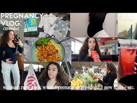 VLOG -  bumpdate + baby shopping + hygiene restock haul + new nails + bath talks + etc.