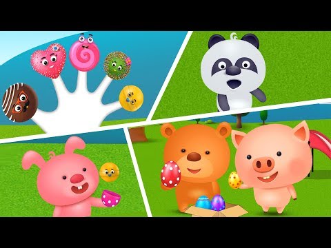 Candy Pop Fun Finger Family Family Rhyme |  Finger Family Songs