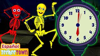 🔴Chumbala Cachumbala - Fiesta de baile de esqueletos  ⏰💀| Canciones de Halloween | Pueblo Teehee