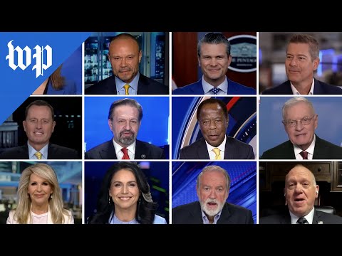 YouTube video thumbnail: Former Fox Pundits get Warm Welcome as Trump Appointees