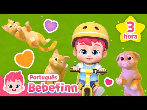 Tudo o que o Bebefinn gosta 🚲 🐈  | Bicicleta | + Completo | Bebefinn em Português-Canções Infantis