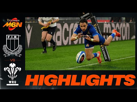 QUICK HIGHLIGHTS | ITALY v WALES | 2025 GUINNESS M6N