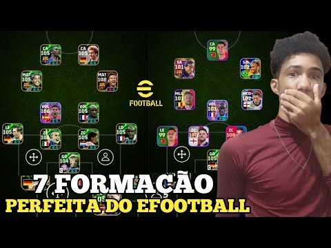 7 Melhores FORMAÇÕES que TODOS PRO PLAYES USAM no eFootball 2025 Mobile
