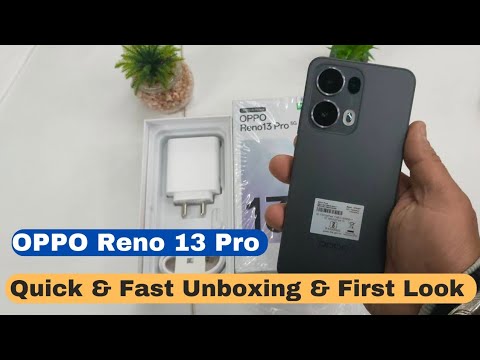 OPPO RENO 13 Pro Quick Unboxing & First Look | 80W Supervooc Charging Technology | 5800 MAH Battery