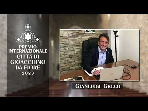 Gianluigi Greco - Premio Internazionale Città di Gioacchino da Fiore 2023