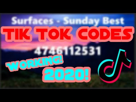 Roblox Song Codes Tik Tok 07 2021 - sunday best roblox id full