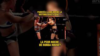 La peor noche de Ronda Rousey #ufc