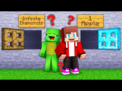 Which TRAPDOOR Will Mikey and JJ Choose in Minecraft? (Maizen)