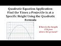 Projectile Motion and Graphical Analysis