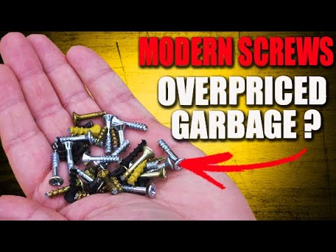 How simple wood screws are no longer the same (Spax, GRK, etc.)