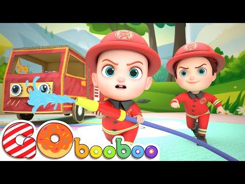 Super Equipe de Resgate 🚒| Canção Boo Boo | Canções infantis | GoBooBoo em Português