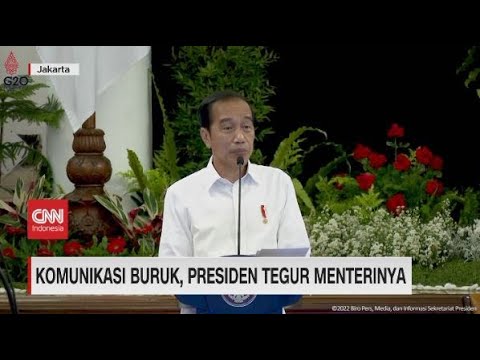 Jokowi Tegur Menteri Tak Ada Penjelasan Harga Migor dan Pertamax Naik