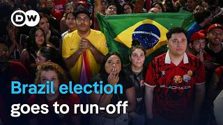 YouTube video thumbnail:  Right-Wing Challenger Flavio Bolsonaro Wins First Round Over Incumbent Lula