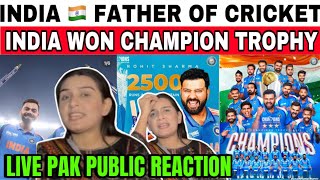 Yahooo INDIA WON CHAMPION TROPHY 2025 | INDIA BEAT NZ | INDIA FATHER OF CRICKET | ROHITMAN IS BACK🔥