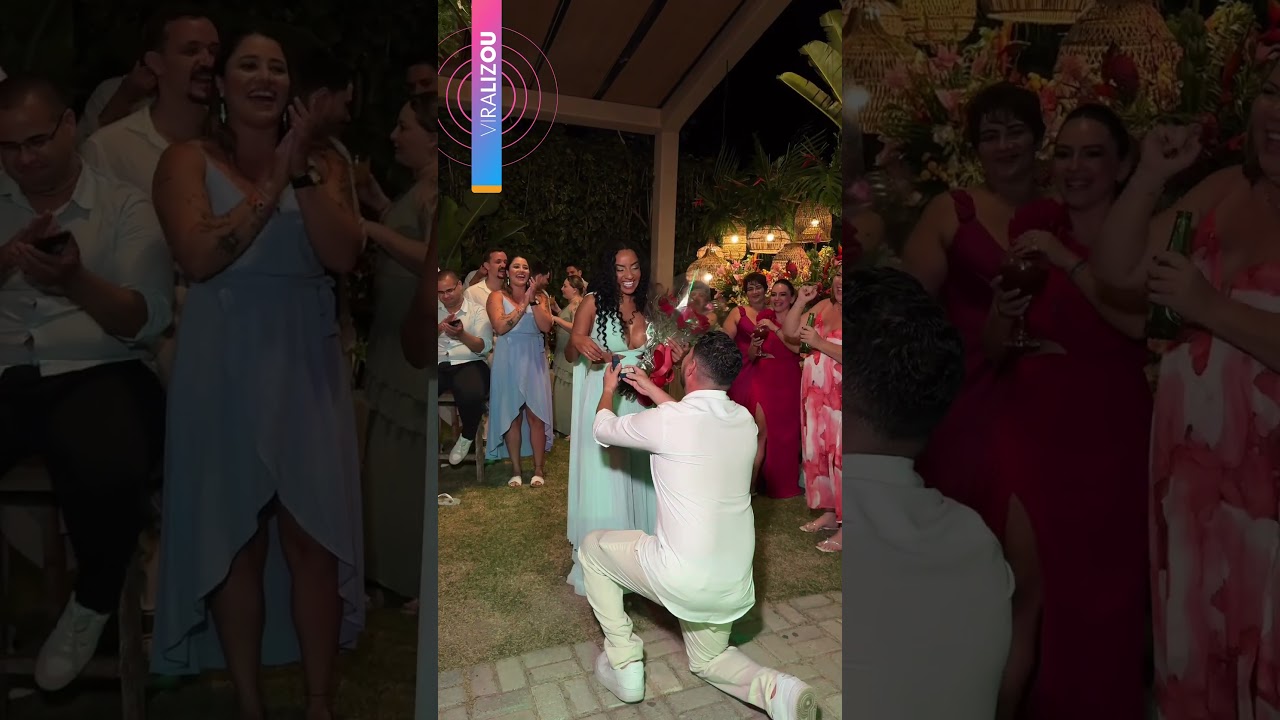 Casamento é marcado por gesto especial noiva cede espaço para pedido de casamento de amigos
