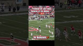 Buckeye Freshman QB Luke Fahey 🌰🏈🅾️ #collegefootball #cfb #ohiostate #buckeyes #gobucks #osu