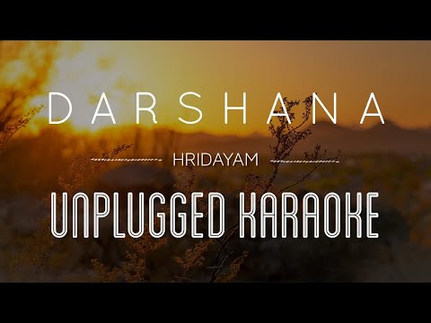 Darshana – Karaoke with Lyrics | Hridayam | Pranav | Darshana | Vineeth | Sebin Xavier Musical