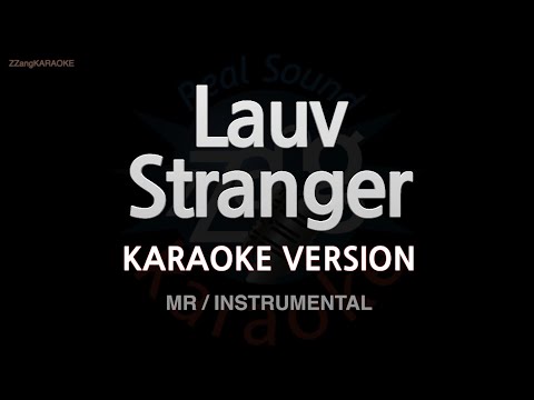 Lauv-Stranger (MR/Instrumental) (Karaoke Version)