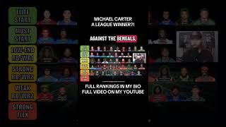 MICHAEL CARTER A LEAGUE WINNER?! #FantasyFootball #fantasyfootballrankings #fantasyfootballtips