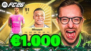 Ich habe 1.000€ auf einen NEUEN ACCOUNT IN FC 26 aufgeladen! EXPERIMENT🧪 (ft. 100k Shop Packs) 👀