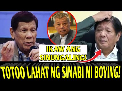 TINAMAAN si PBBM!!! TOTOO lahat ng sinabi ni Boying Remulla!!! Si PBBM ang SINUNGALING???