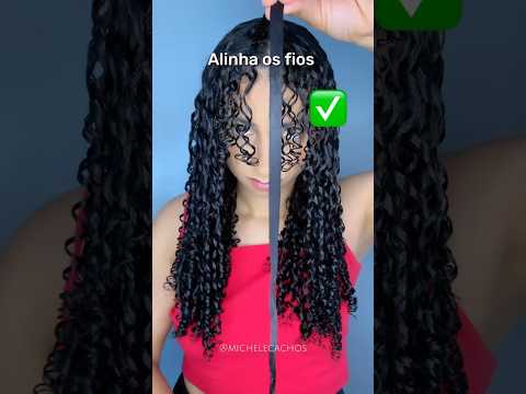 Você Faz Tesourinha Assim? 🤔😱 Veja o Jeito Certo! #shorts #cachos #shortsviral #shortsyoutube