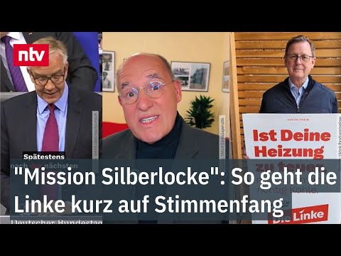 "Mission Silberlocke": So geht die Linke kurz vor der Wahl auf Stimmenfang