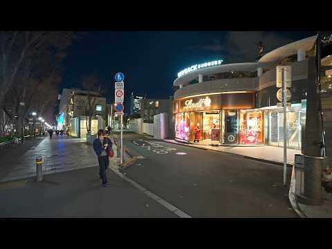 Rambling in night Omotesando, Tokyo, Japan 2025 • 4K HDR