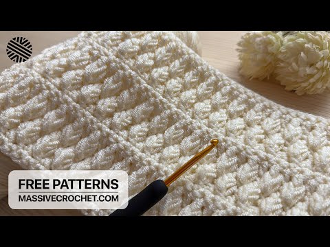 VERY EASY Crochet Pattern for Beginners! ❤️ 👌 Crochet Stitch for Baby Blanket, Bag & Sweater