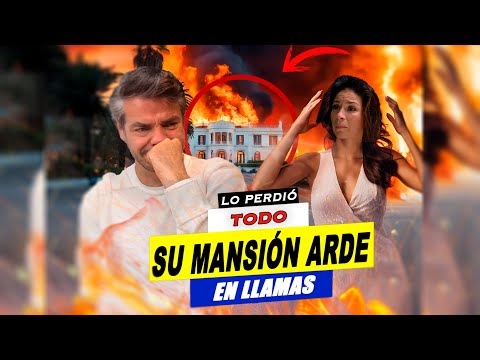 🔥 ¡Tragedia para Eugenio Derbez! Su mansión en California arde en llamas… ¿Lo perdió todo? 😱🏡🔥