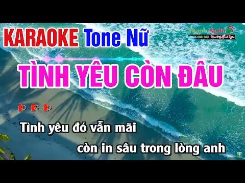 Tình Yêu Còn Đâu Karaoke Tone Nữ Disco Band | Nhạc Sống Thanh Ngân