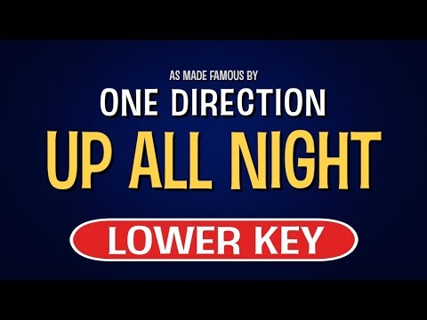 One Direction – Up All Night | Karaoke Lower Key