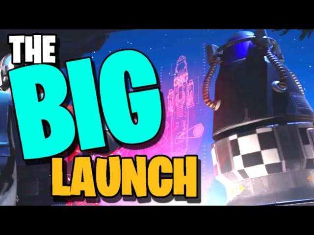 THE BIG ROCKET LAUNCH!!! - Missle in Sky Fortnite Event!