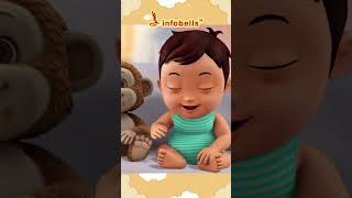 Aakesi Pappesi - Cute Baby & Viral Monkey Video | Telugu Rhymes for kids | Infobells #hideandseek