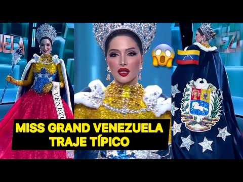 Miss Grand Venezuela 2025 Deslumbró Con El Traje Típico | VÍDEO