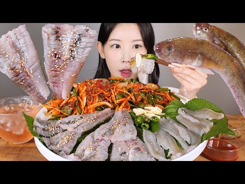 기대 이상의 맛..🐟 망둥어(운저리, 문절망둑) 회와 회무침 먹방 raw goby [eating show] mukbang korean food