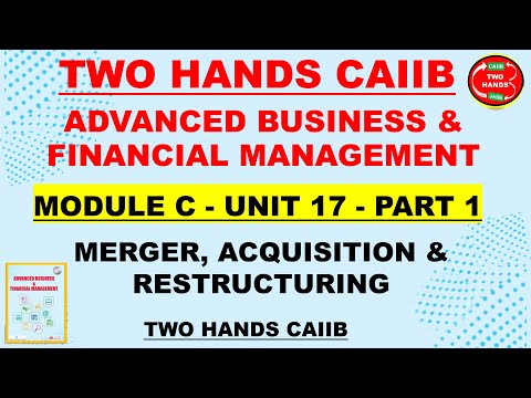 ABFM I MODULE C UNIT 17 PART 1 I ADVANCED BUSINESS AND FINANCIAL MANAGEMENT I TWO HANDS CAIIB