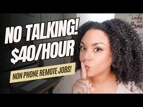 Remote Jobs For Introverts And Shy People No Talking, Non Phone Work From Home!