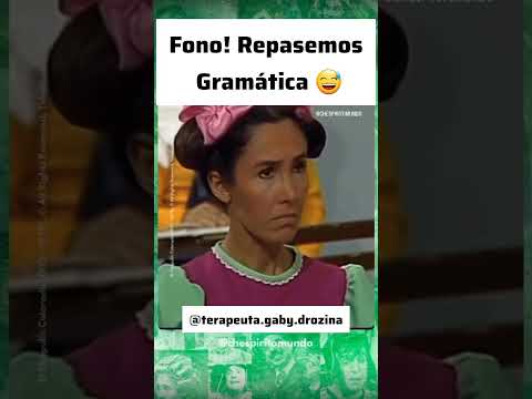 Clase de Gramática con el profesor Jirafales!! 😅😅