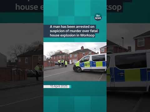 A man has been arrested on suspicion of murder over fatal house explosion in Worksop | #itvnews