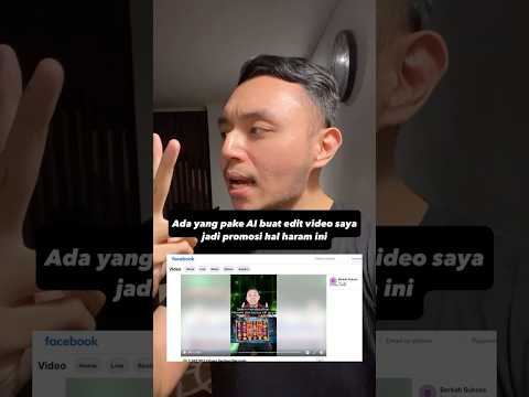 Saya gak pernah MARAH depan kamera, tapi ini udah keterlaluan. Kena FITNAH pake AI #shorts