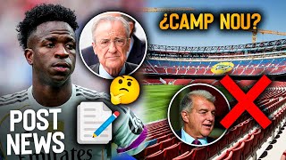 LÍO CON EL SPOTIFY CAMP NOU | TENSIÓN CON LA RENOVACIÓN DE VINICIUS | HANSI RECUPERA A UN JUGADOR