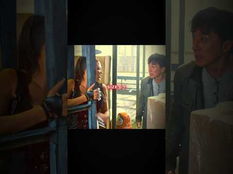 Jackie Chan’s Classic Comedy Action! Fighting a Russian Girl | Skiptrace (2016) #shorts #movie