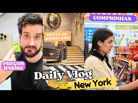 VLOG NOVA YORK l MERCADO, MUITAS COMPRINHAS, NOVO IPHONE e mais