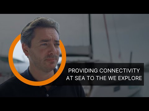 Providing connectivity at sea to the We Explore